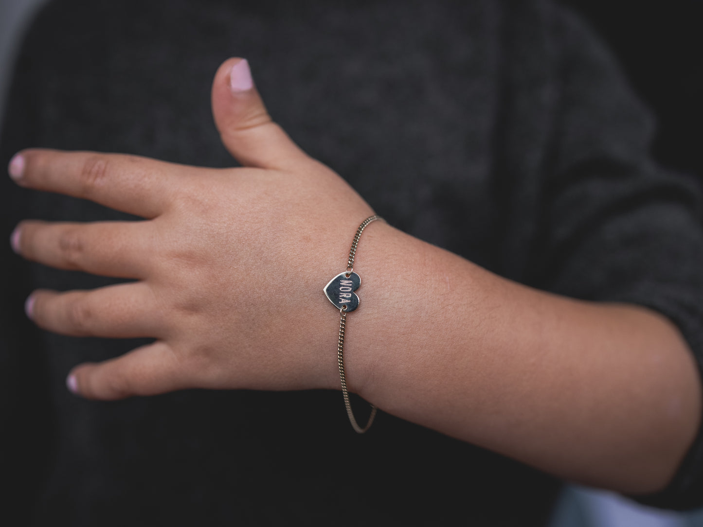 Heart Kinderarmband - 14k Gelbgold 12.5-15cm